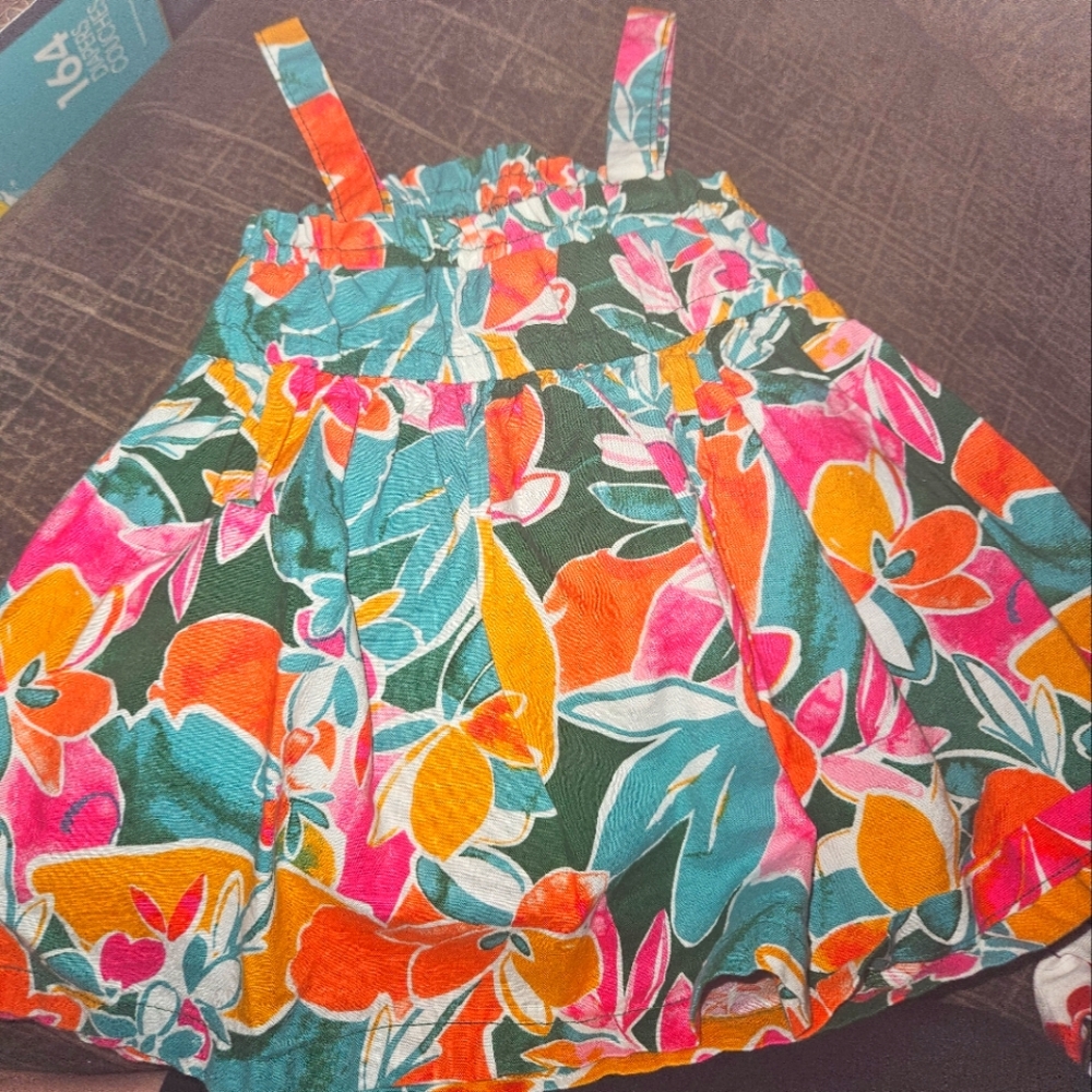 LIKE NEW 🌸 Carter's 12m Multi-color floral dress- BUNDLE & SAVE ON SHIPPING!